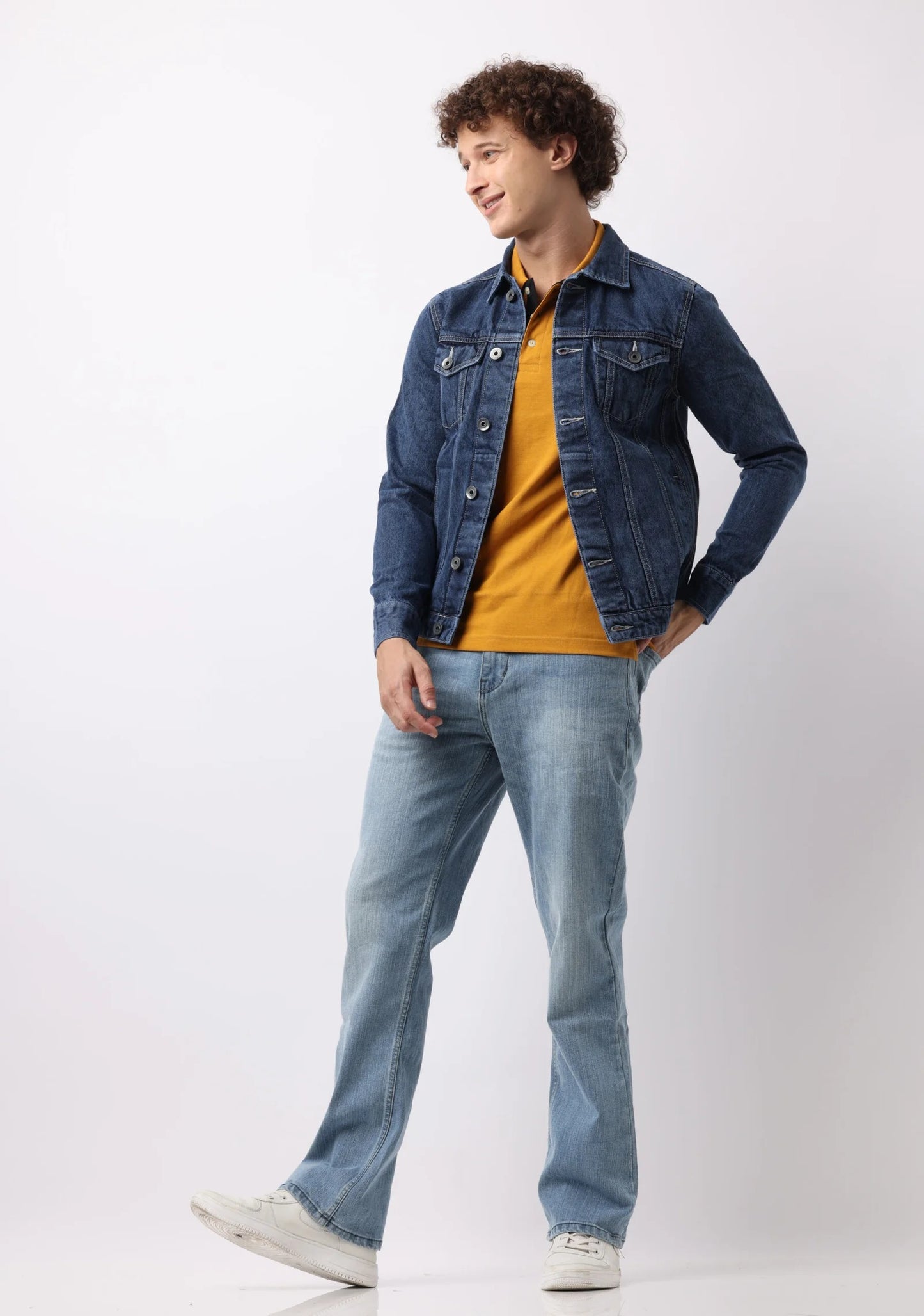 Dark Indigo Denim Double Pocket Jacket