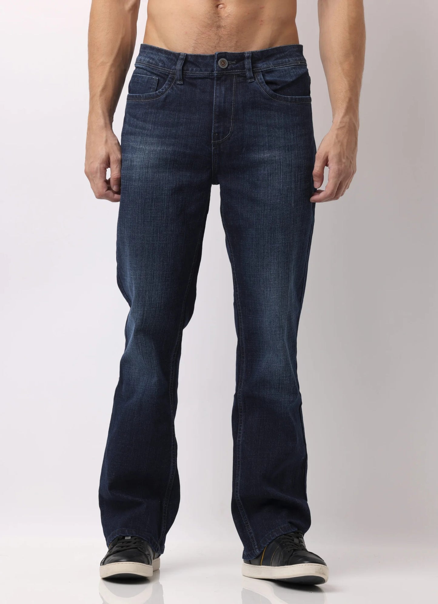 Denim Dark Indigo Boot Cut Jeans