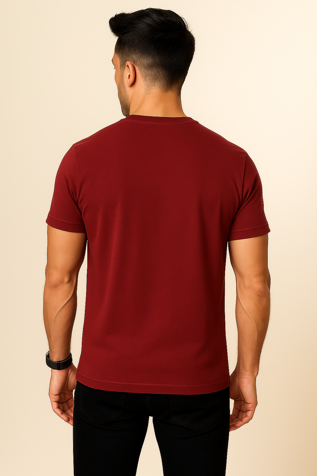 Vintage Maroon Premium Classic Fit T-Shirt