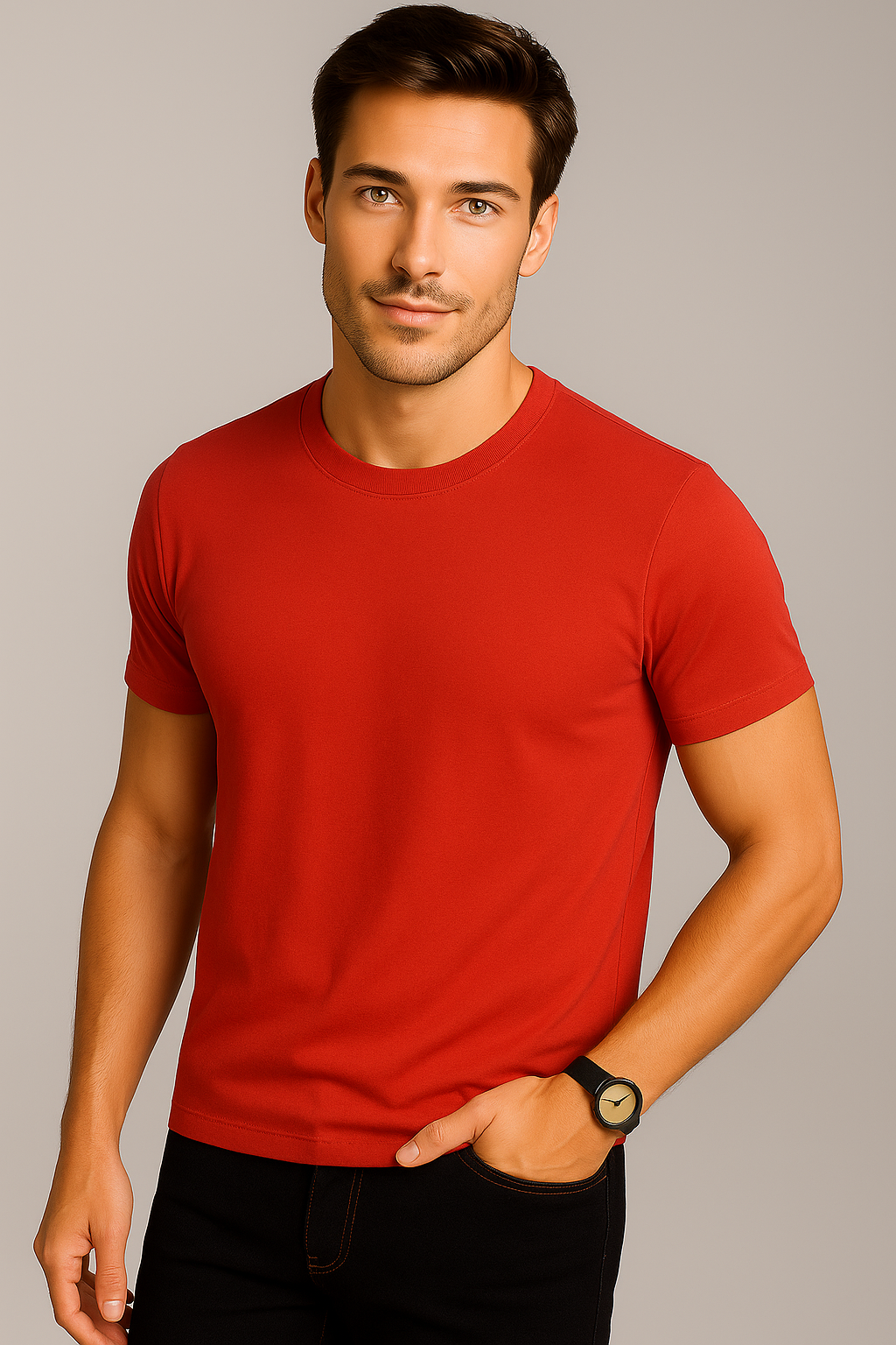 Red Premium Classic Fit T-Shirt