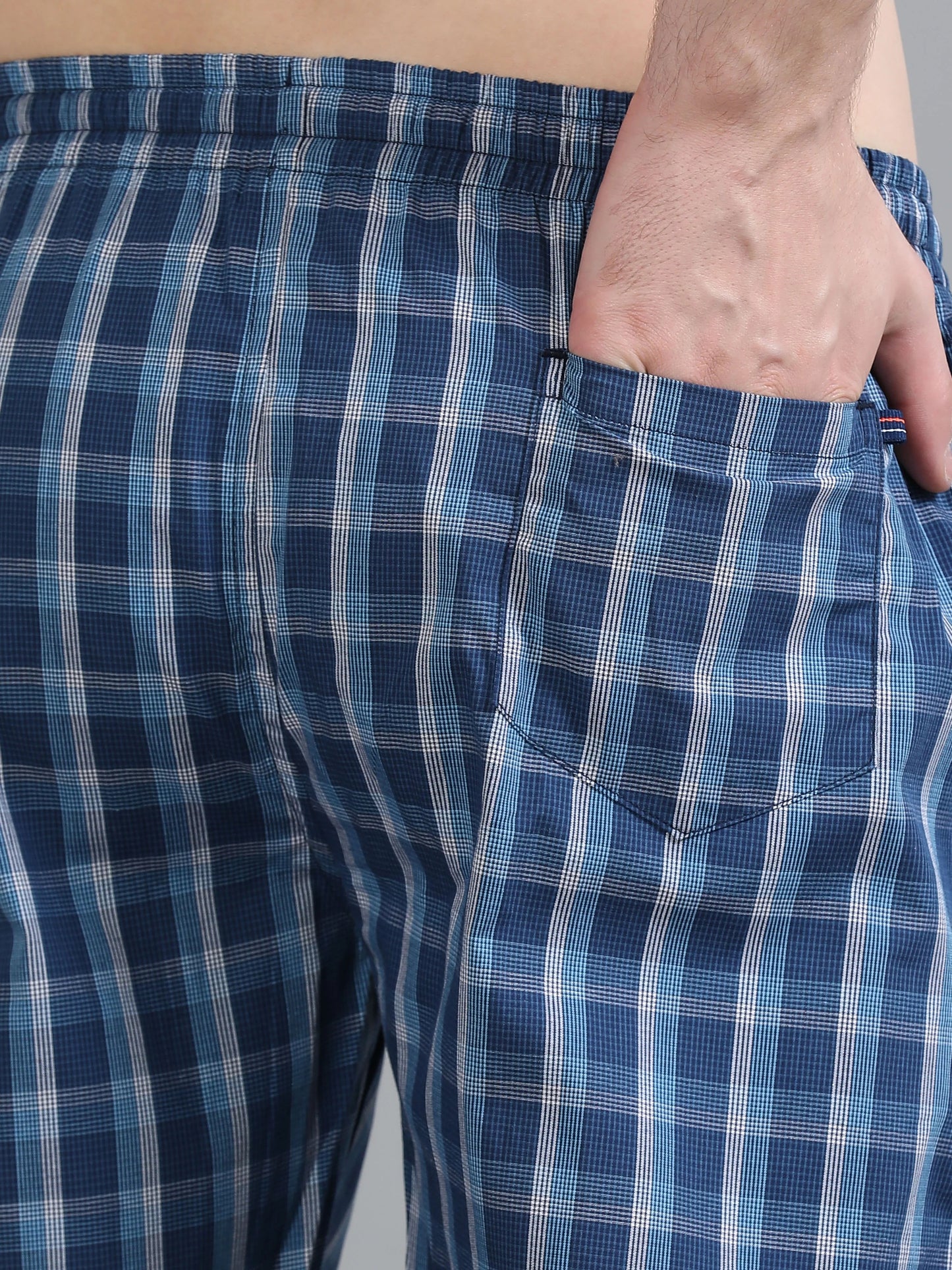 Checks Pyjama with zip pocket