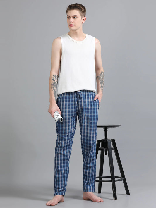 Checks Pyjama with zip pocket