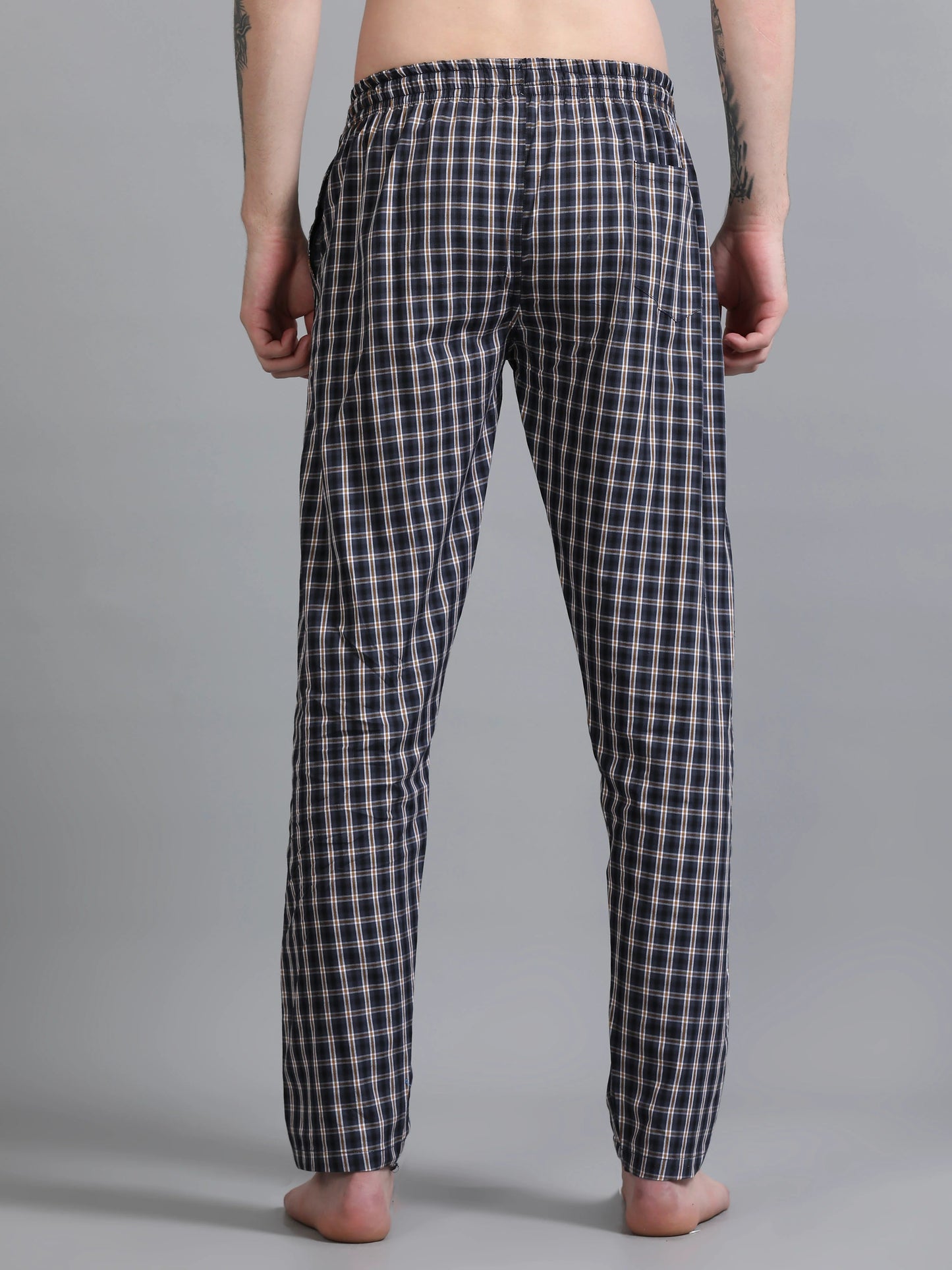 Checks Pyjama with zip pocket