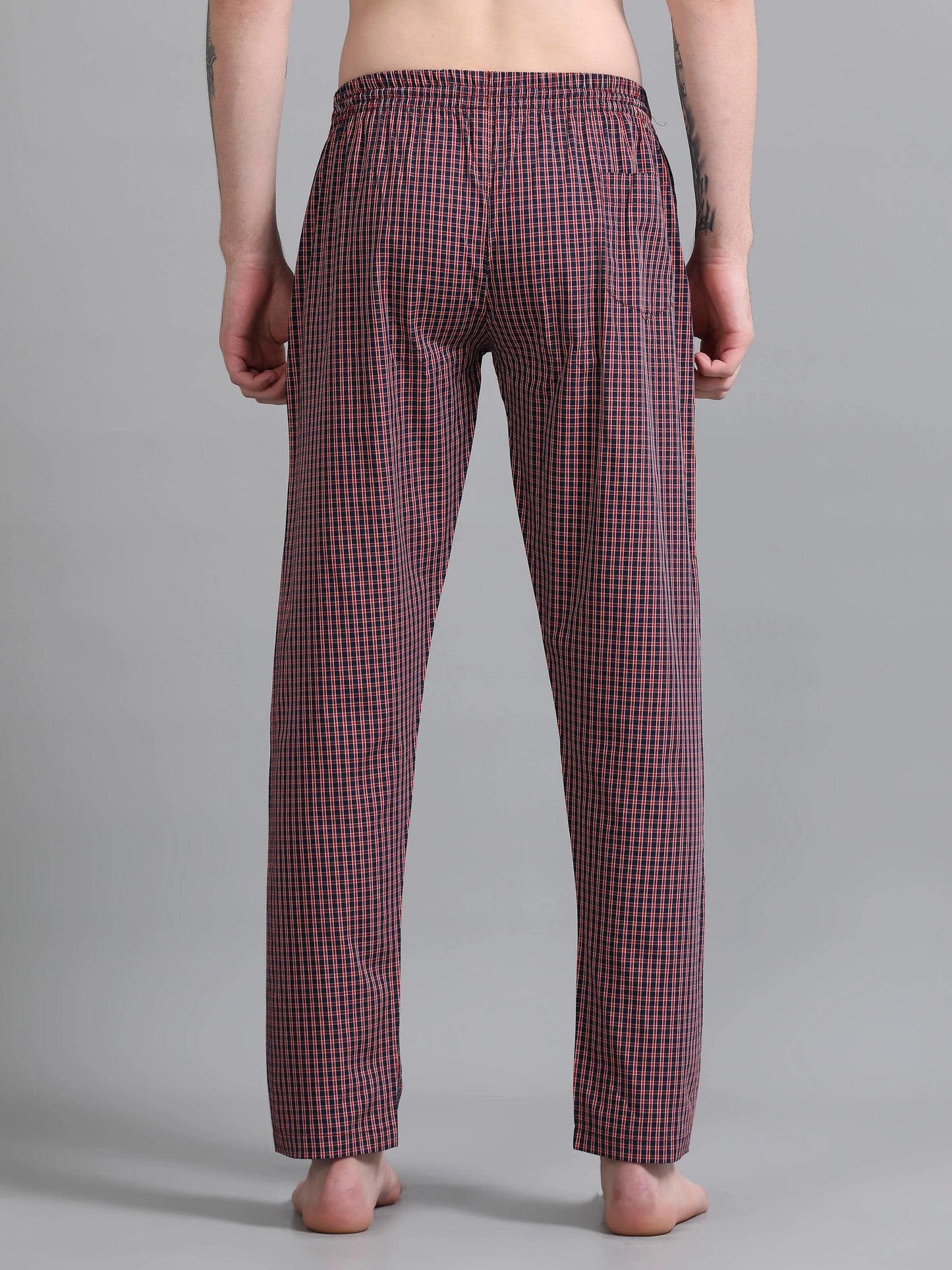 Checks Pyjama with zip pocket