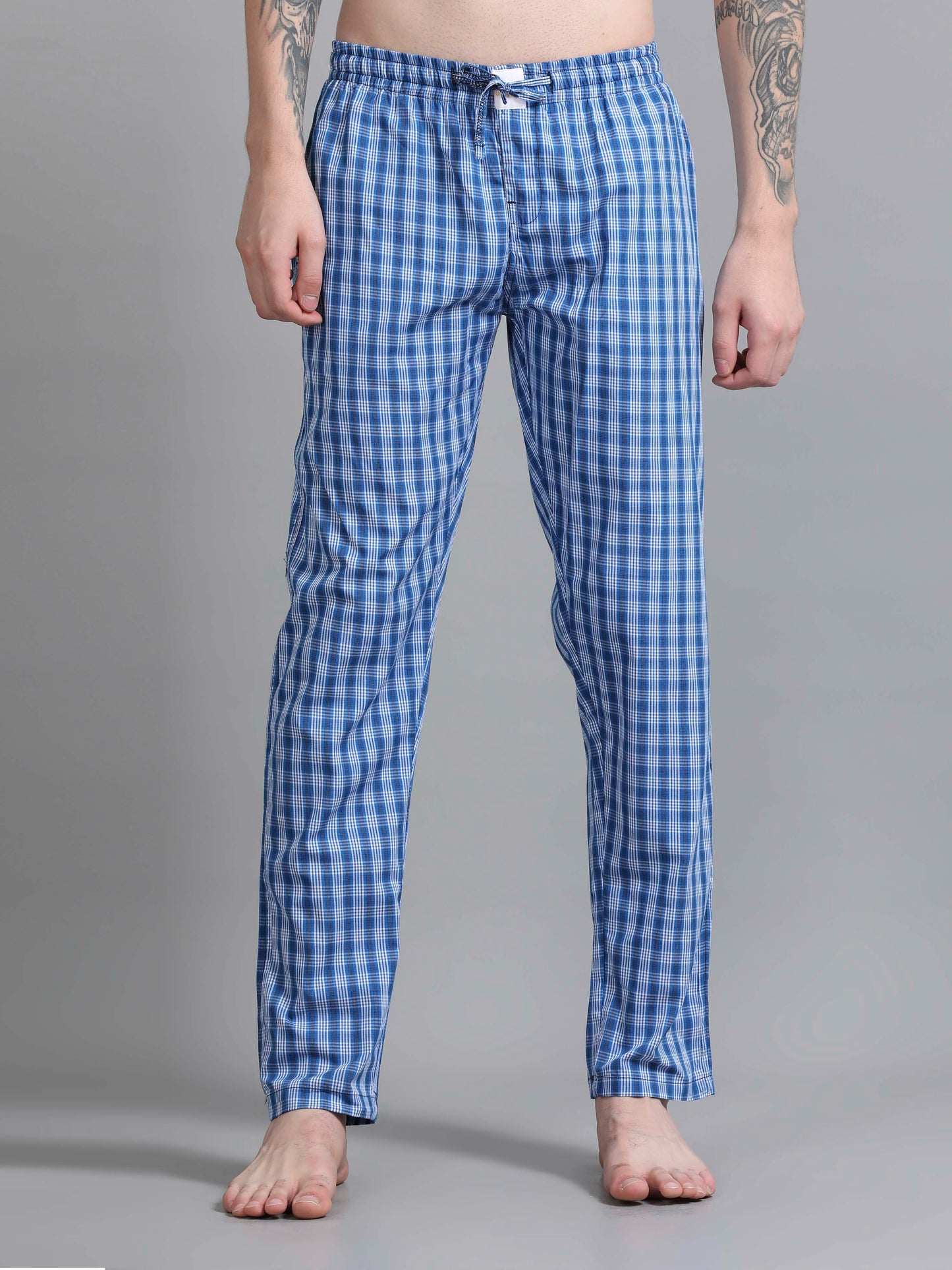 Checks Pyjama with zip pocket