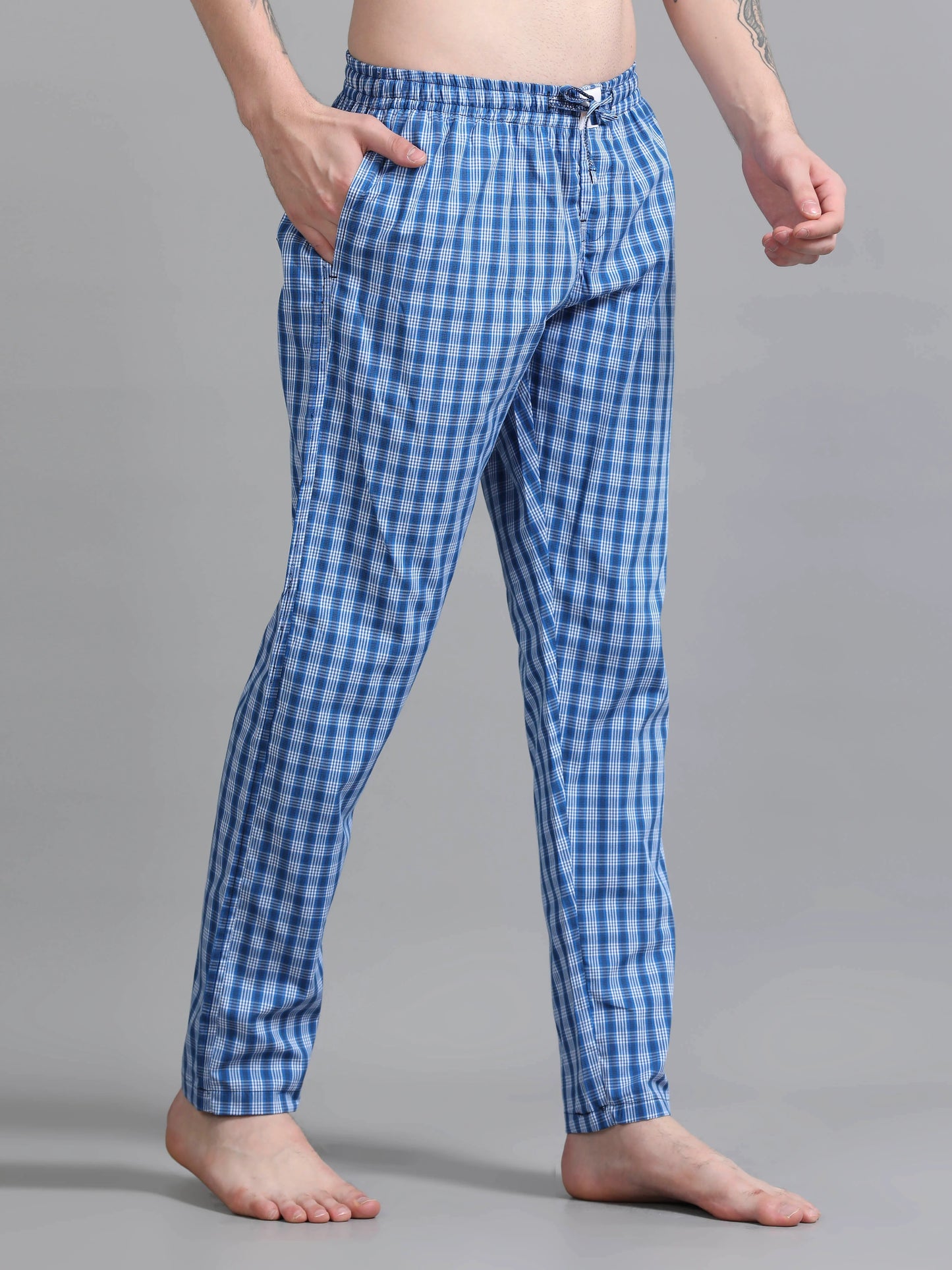Checks Pyjama with zip pocket