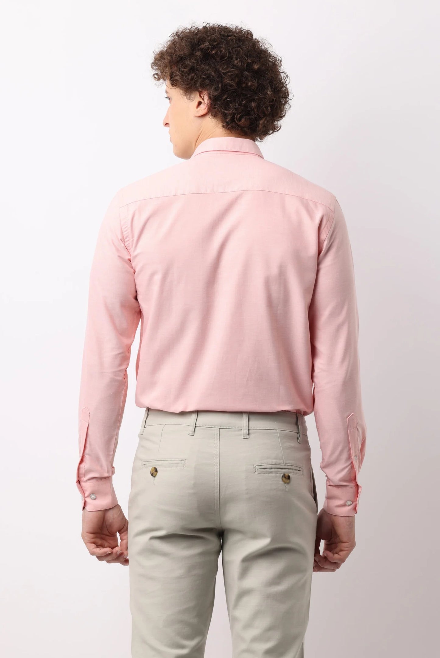 Apricot Oxford Cotton Shirt