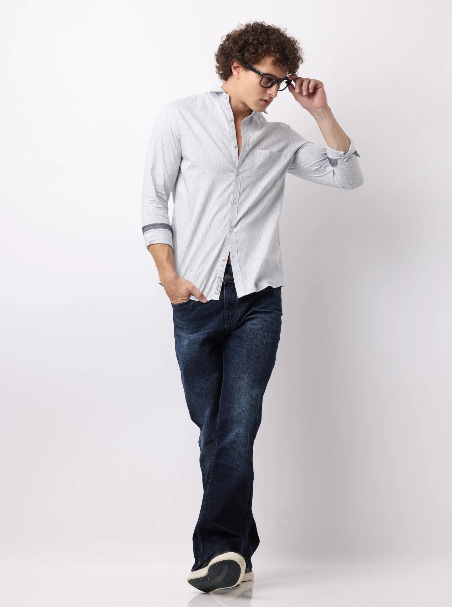 Denim Dark Indigo Boot Cut Jeans