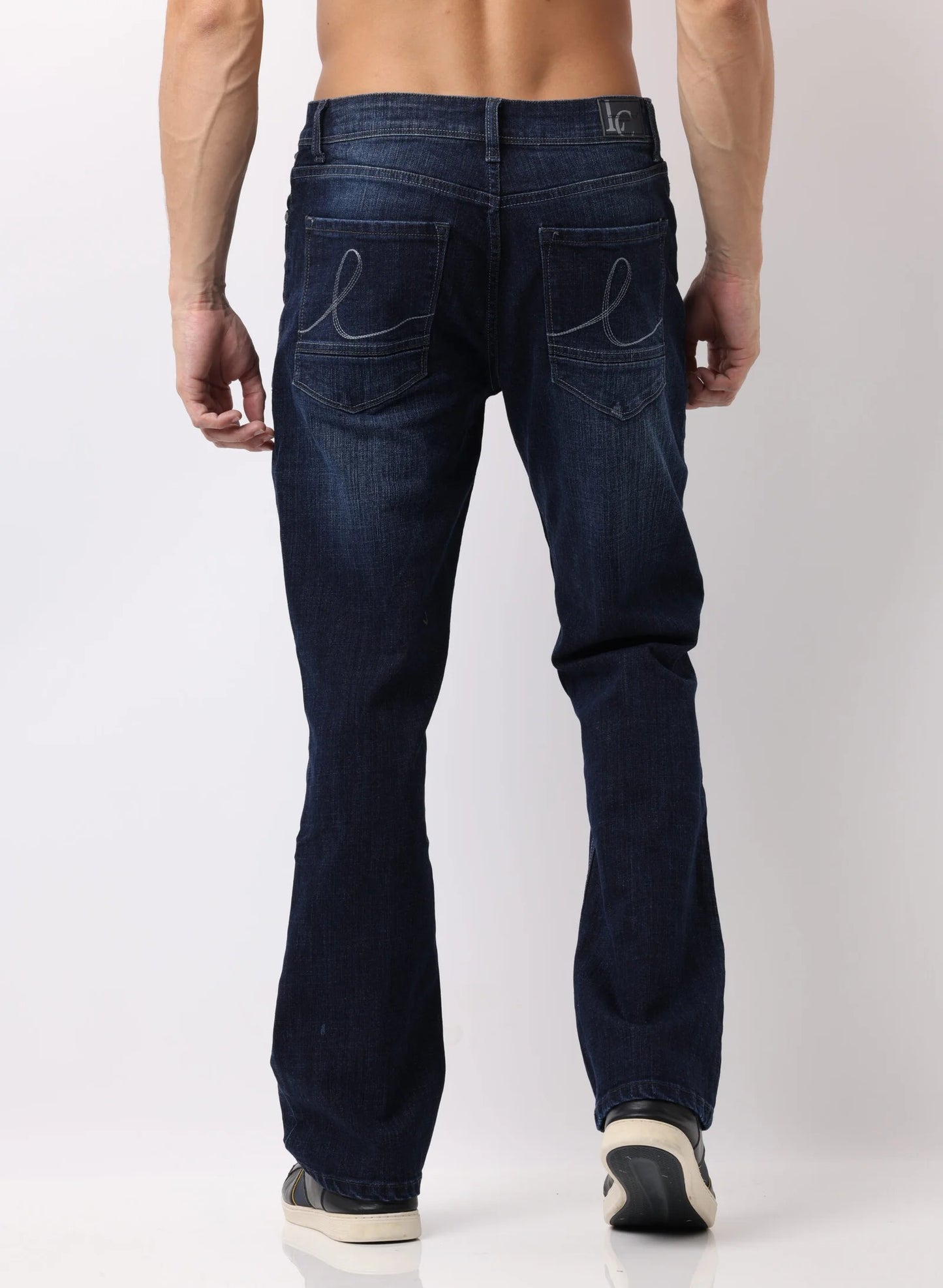 Denim Dark Indigo Boot Cut Jeans