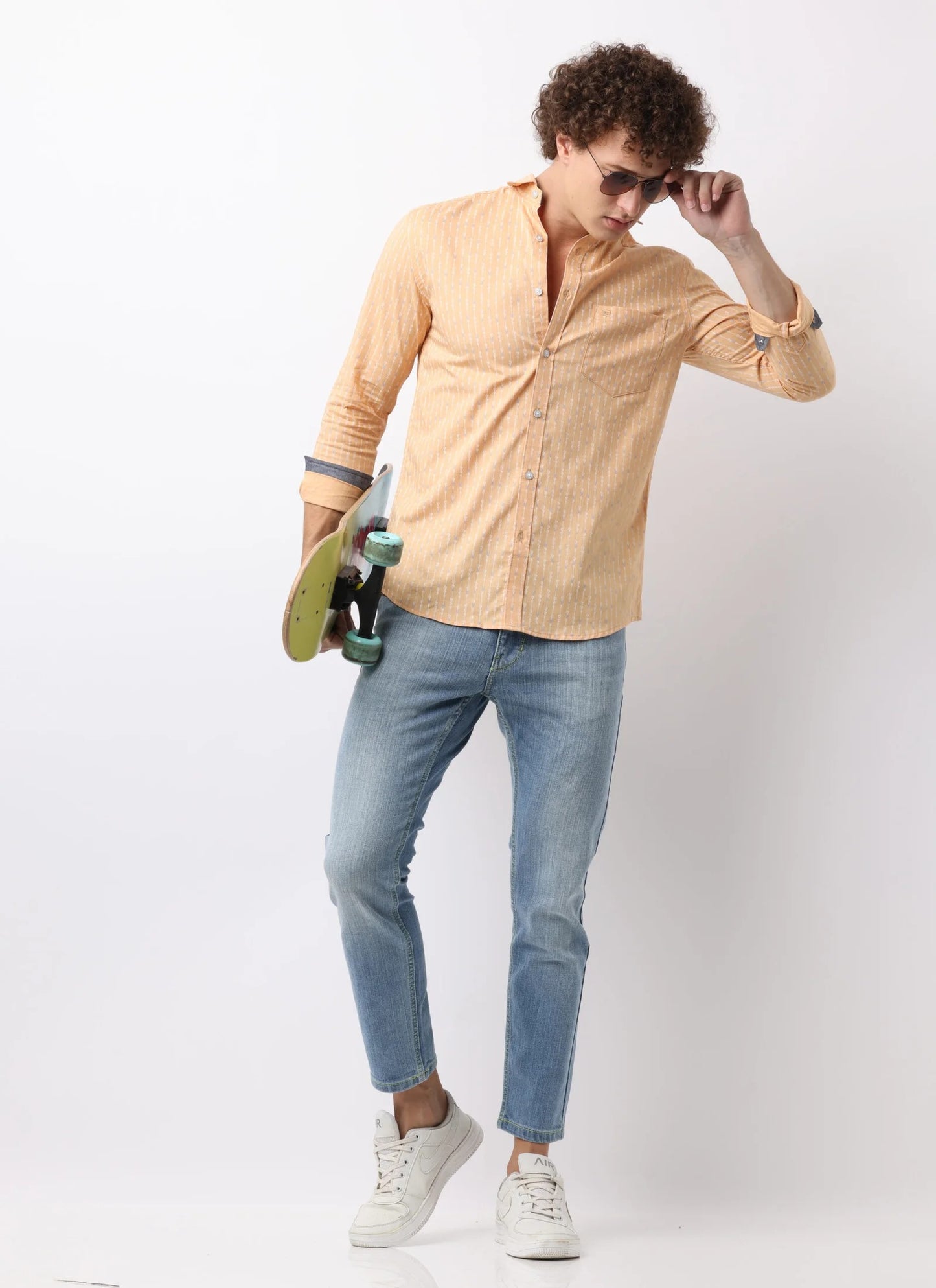 Denim Light Indigo Ankle Fit Jeans