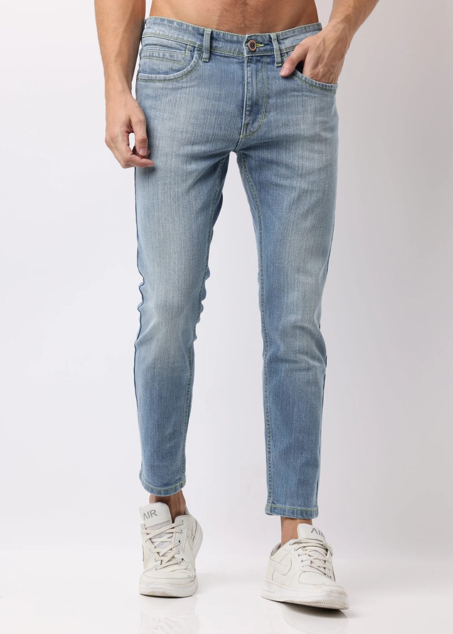 Denim Light Indigo Ankle Fit Jeans