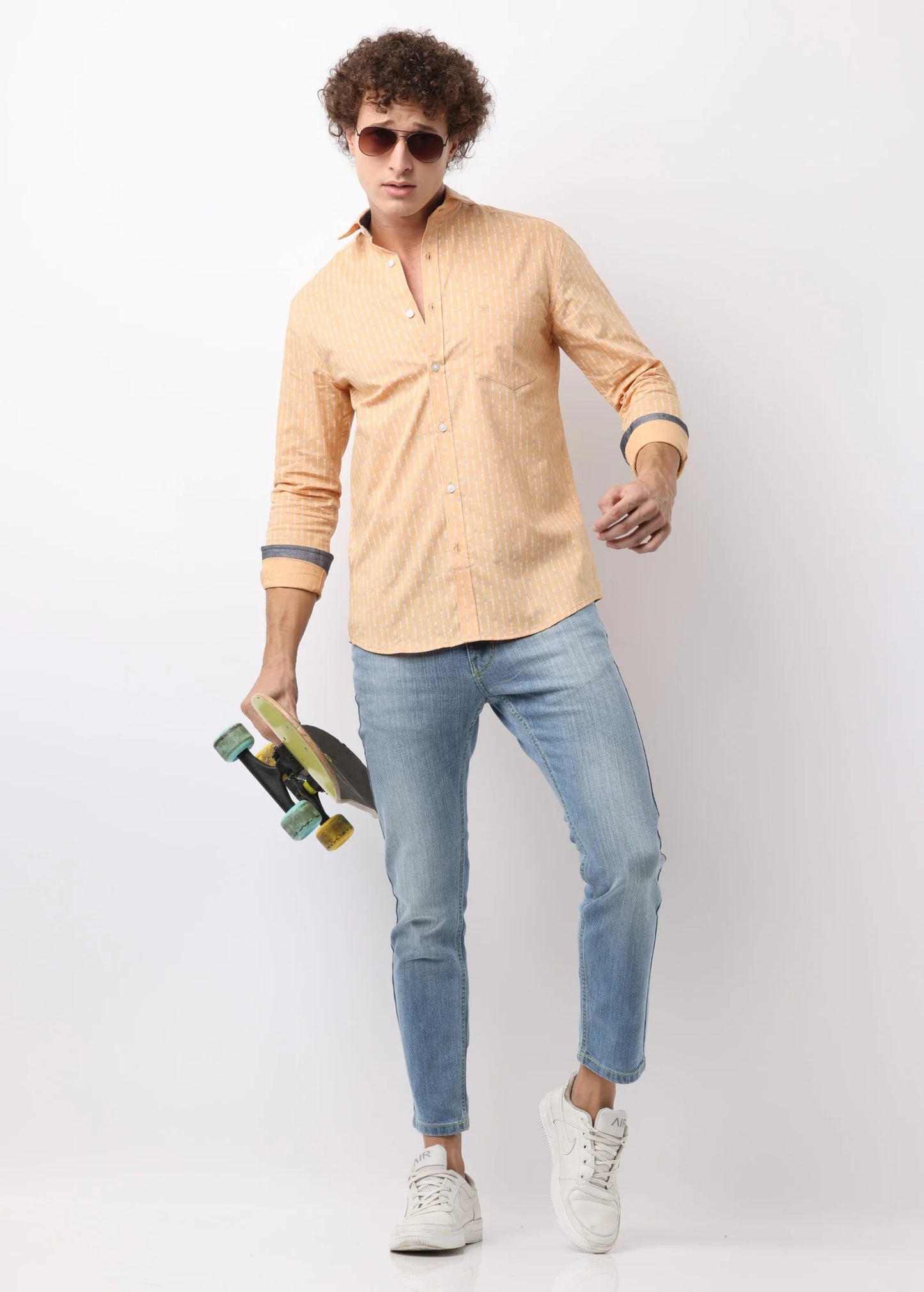 Denim Light Indigo Ankle Fit Jeans