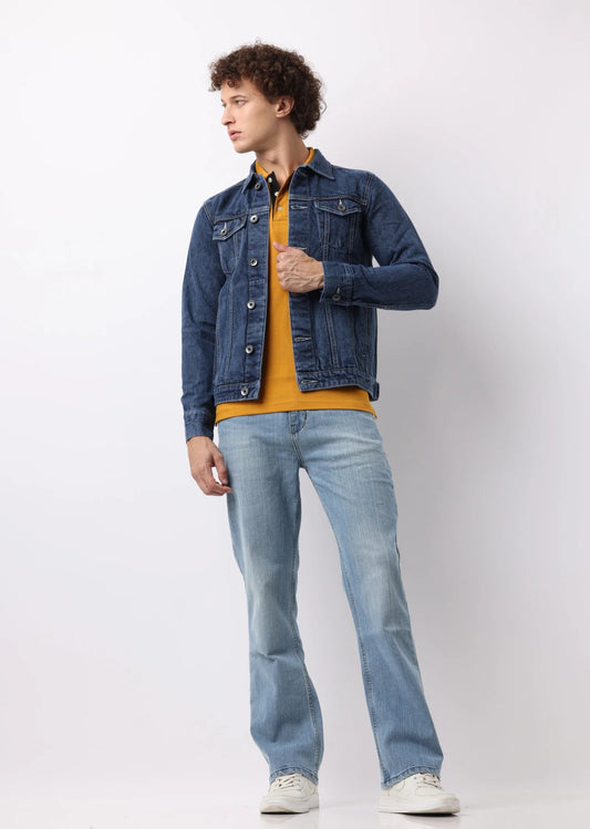 Denim Light Indigo Boot Cut Jeans