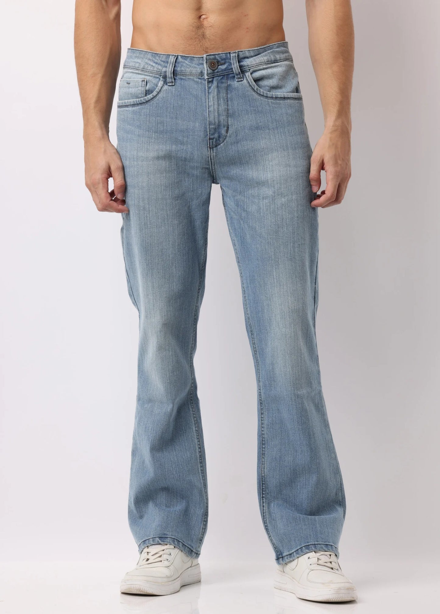 Denim Light Indigo Boot Cut Jeans