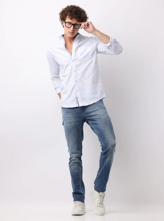 Denim Light Indigo Slim Fit Jeans